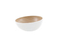 Zicco Melamine  ECHO ROUND BOWL WHITE/BIRCH 215x86.5mm