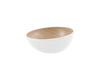 Zicco Melamine  ECHO ROUND BOWL WHITE/BIRCH 215x86.5mm