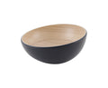 Zicco Melamine  ECHO ROUND BOWL BLACK/BIRCH 252x110mm