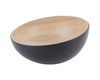 Zicco Melamine  ECHO ROUND BOWL BLACK/BIRCH 285x138mm