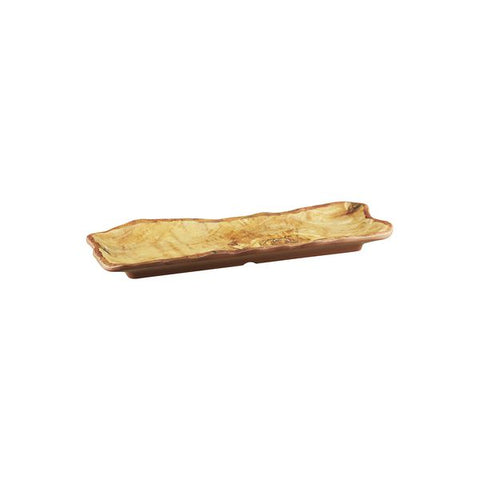 Cheforward TRANSFORM TRANSFORM PLATE-300x125mm  WOOD GRAIN (Each)