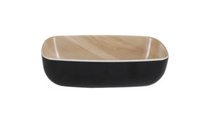 Zicco Melamine  ECHO BLACK/BIRCH GN 1/9 BOWL 176x108x55mm
