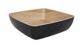 Zicco Melamine  ECHO BLACK/BIRCH SERVING BOWL 250x250x75mm