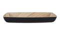 Zicco Melamine  ECHO BLACK/BIRCH BOWL GN 2/4 530x162x75mm