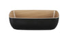 Zicco Melamine  ECHO BLACK/BIRCH BOWL GN 1/4 265x162x75mm