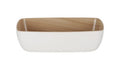 Zicco Melamine  ECHO WHITE/BIRCH BOWL GN 1/4 265x162x75mm