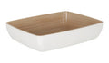 Zicco Melamine  ECHO WHITE/BIRCH BOWL GN 1/2 325x265x75mm