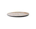 Zicco Melamine  ECHO ROUND PLATTER BLACK/BIRCH 300x26mm