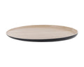 Zicco Melamine  ECHO ROUND PLATTER BLACK/BIRCH 329x26mm