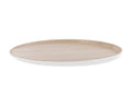 Zicco Melamine  ECHO ROUND PLATTER WHITE/BIRCH 329x26mm