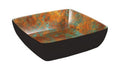 Zicco Melamine  PATINA/BLACK SERVING BOWL 250x250x75mm 2.65lt