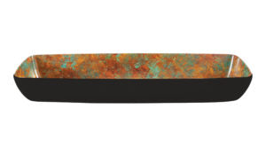 Zicco Melamine  PATINA/BLACK SERVING BOWL GN 2/4 530x162x75mm