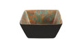 Zicco Melamine  PATINA/BLACK SQUARE BOWL 190x190x90mm