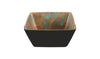 Zicco Melamine  PATINA/BLACK SQUARE BOWL 190x190x90mm