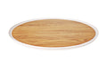 Zicco Melamine  CONTEMPO ROUND ANTI-SLIP TRAY OAK 405x15