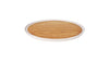 Zicco Melamine  CONTEMPO ROUND ANTI-SLIP TRAY OAK 304x15