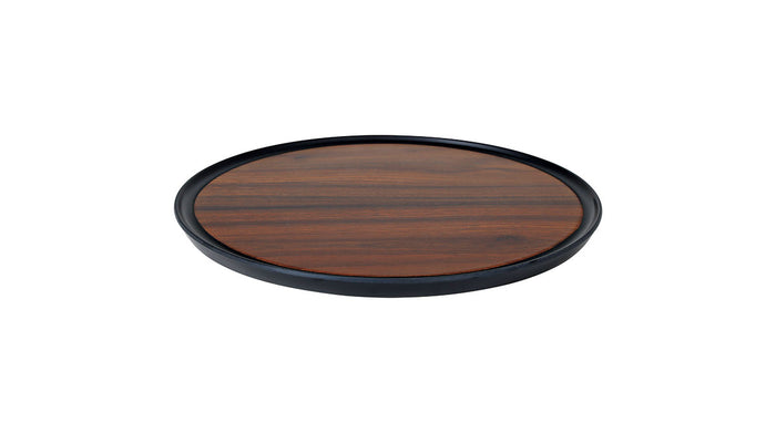 Zicco Melamine  CONTEMPO ROUND ANTI-SLIP TRAY DARK304x15