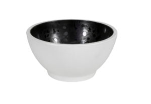 Zicco Melamine  DUSK ROUND BOWL BLACK/WHITE 140x70mm