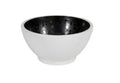Zicco Melamine  DUSK ROUND BOWL BLACK/WHITE 140x70mm