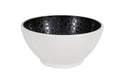 Zicco Melamine  DUSK ROUND BOWL BLACK/WHITE 210x100mm