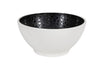 Zicco Melamine  DUSK ROUND BOWL BLACK/WHITE 210x100mm