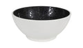 Zicco Melamine  DUSK ROUND BOWL BLACK/WHITE 250x110mm