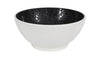 Zicco Melamine  DUSK ROUND BOWL BLACK/WHITE 250x110mm