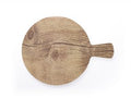 Chef Inox ROUND WITH HANDLE WOOD EFFECT MELAMINE OAK 372mm