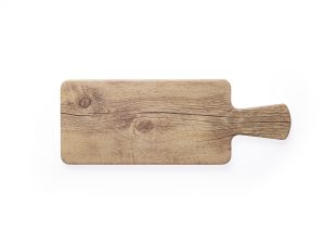 Chef Inox RECTANGULAR PADDLE WOOD EFFECT MELAMINE 280x140mm