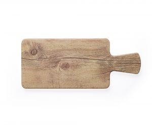 Chef Inox RECTANGULAR PADDLE WOOD EFFECT MELAMINE 300x180mm