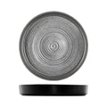 Cheforward INFUSE INFUSE PLATTER - 305mm Ø  | 40mm H STONE GREY (Each)