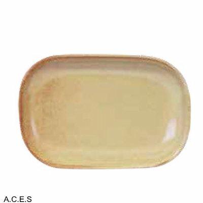 tablekraft ARTISTICA RECTANGULAR PLATE, COUPE 240x160x25mm FLAME-Auscaterquip