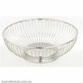 Chef Inox ROUND BASKET 245x80mm WIRE 18/10 SOLID BASE