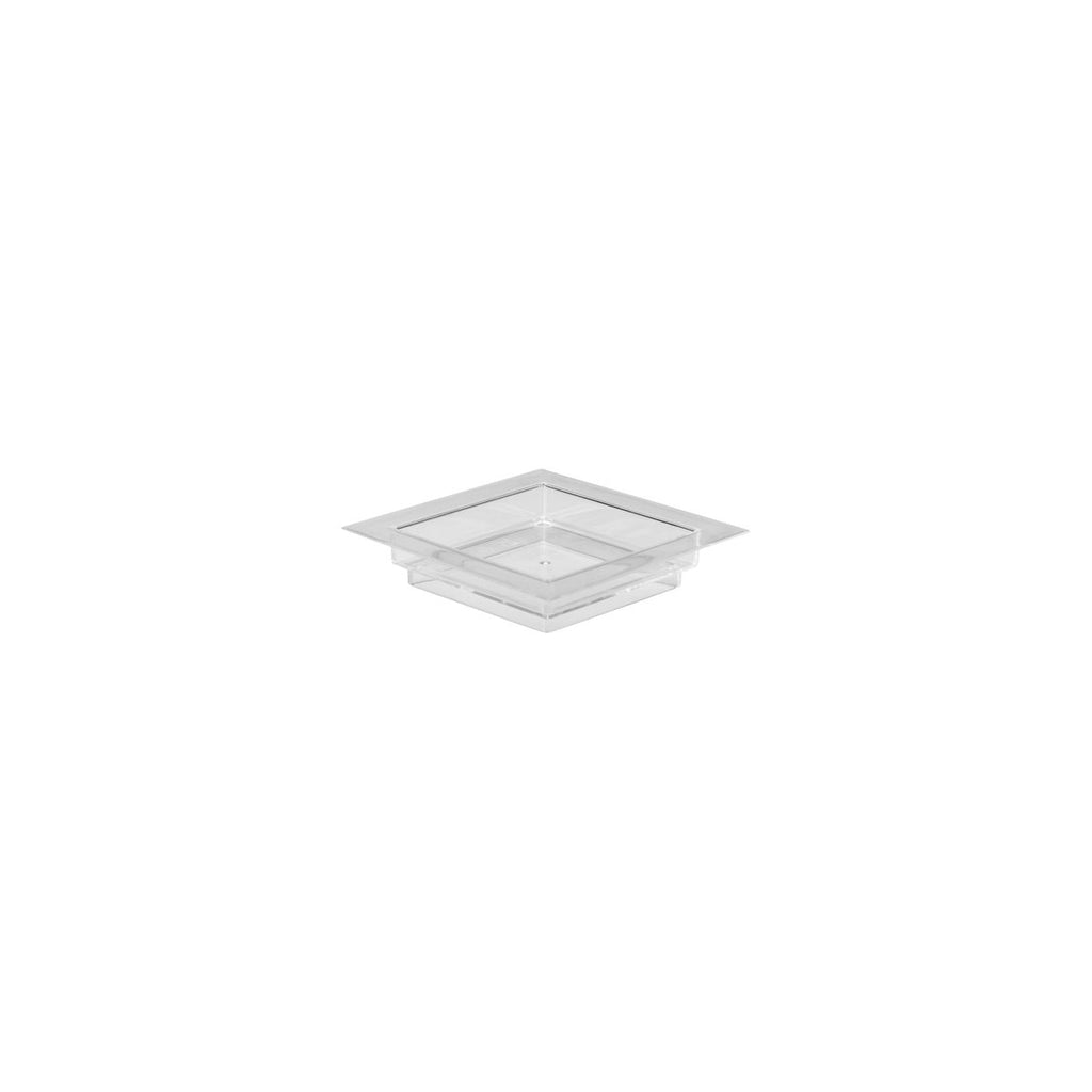 Bfooding  SQUARE DISH-70x70x15mm | 100pcs/Pack CLEAR (Pack)