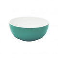 JAB GELATO-EMERALD GREEN/WHITE ROUND BOWL 150x60mm (x6)