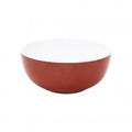 JAB JAB GELATO-RED/WHITE ROUND BOWL 150x60mm (x6)