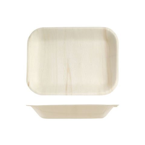 Design En Bouche  RECT. BOWL-220x170mm | 10pcs\Pack BIO WOOD (Pack)