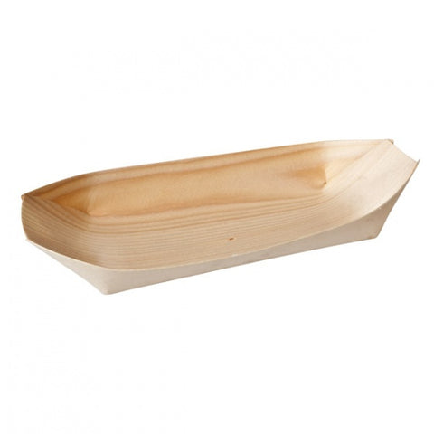 Design En Bouche  OVAL BOAT-60x45mm | 50pcs/Pack BIO WOOD (Pack)