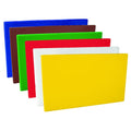 Trenton  CUTTING BOARD SET-PE | 250x400x13mm | 6pcs 1 OF EACH COLOUR (Set)