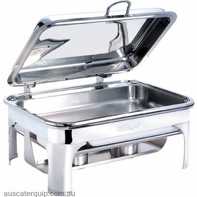 Hyperlux BABY WAVE CHAFER-SQUARE 50°&90° CF-18/10 310x500x550mm-Auscaterquip