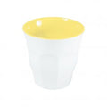 JAB JAB SORBET-LEMON/WHITE BODY ESPRESSO CUP 75mm 200ml (x12)