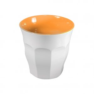JAB JAB SORBET-MANGO/WHITE BODY ESPRESSO CUP 75mm 200ml (x12)