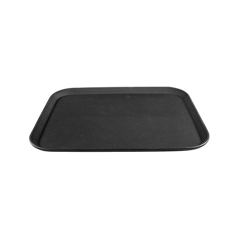 Trenton  RECT. NON SLIP TRAY-PLASTIC | 350x450mm | 14x18" BLACK (Each)