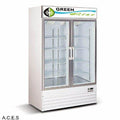 GREENLINE COLOUR BOND Display FRIDGES 2 DOOR 900L-Auscaterquip