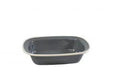 JAB JAB VINTAGE GREY/WHITE RIM ENAMEL LOOK RECT SERVER 200x145mm (x6)