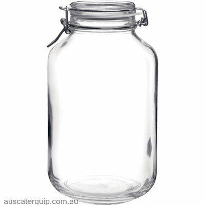 Bormioli Rocco FIDO-JAR 4.06lt CLEAR LID (1.49260)-Auscaterquip