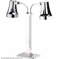 Hyperlux HEAT LAMP-2 LIGHT MIRROR FINISH (bulbs not included)-Auscaterquip
