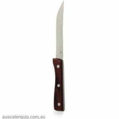 Tablekraft STEAK KNIFE JUMBO PAKKAWOOD - POINTED TIP-Auscaterquip