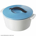 Revol REVOL REVOLUTION ROUND CASSEROLE W/LID BLUE 2.4lt-Auscaterquip