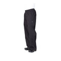 Black Lightweight Basic Baggy Pants-Auscaterquip
